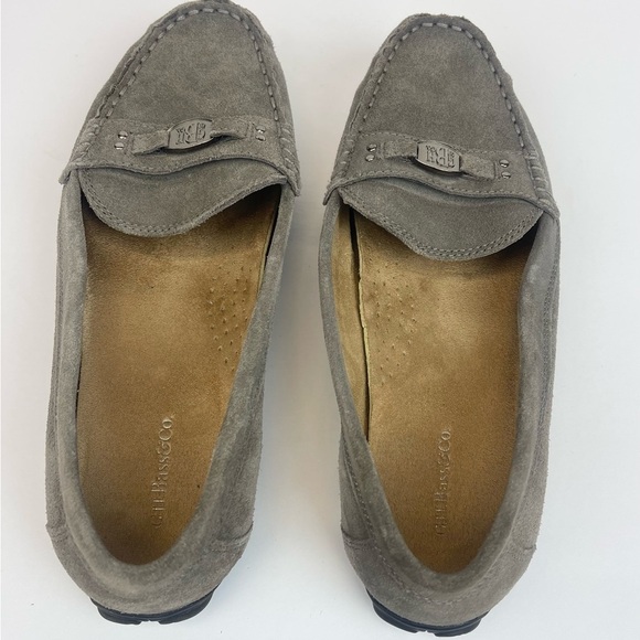 G.H. Bass & Co Beamer Penny Loafers Shoe Size 8.5M Gray Suede - Picture 3 of 13